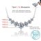 ALIZERO 1.7 Carat D Color VVS1 Moissanite Necklace