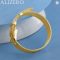 ALIZERO 18K Gold Watch Strap Bangle Bracelet