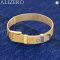 ALIZERO 18K Gold Watch Strap Bangle Bracelet