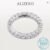 ALIZERO 2.2ct D Color Moissanite 925 Sterling Silver Ring