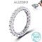 ALIZERO 2.2ct D Color Moissanite 925 Sterling Silver Ring