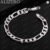 ALIZERO 925 Sterling Silver Chain Bracelet Set