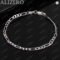 ALIZERO 925 Sterling Silver Chain Bracelet Set