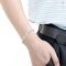 ALIZERO 925 Sterling Silver Chain Bracelet Set