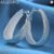 ALIZERO 925 Sterling Silver Oval Mesh U Hoop Earrings