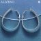 ALIZERO 925 Sterling Silver Oval Mesh U Hoop Earrings