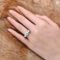 Anziw 3-Stone 3.6CT Moissanite Engagement Ring