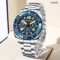 BANGWEI Chronograph Watch Waterproof Watch Luminous Watch Men