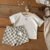 Baby Boy Summer Set Short Sleeve Plaid Shorts