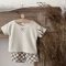 Baby Boy Summer Set Short Sleeve Plaid Shorts