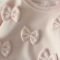 Baby Girls Cotton Bow Lace Sweatshirt Pants Set