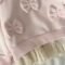 Baby Girls Cotton Bow Lace Sweatshirt Pants Set