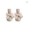 Baby Girls’ Korean Bow Leather-Sole Anti-Drop Walking Socks