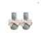 Baby Girls’ Korean Bow Leather-Sole Anti-Drop Walking Socks