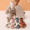Baby Girls’ Korean Bow Leather-Sole Anti-Drop Walking Socks