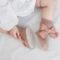 Baby Girls’ Korean Bow Leather-Sole Anti-Drop Walking Socks