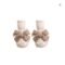 Baby Girls’ Korean Bow Leather-Sole Anti-Drop Walking Socks