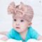 Baby Girls’ Shiny Sequin Bow Turban Beanie Cap