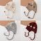 Baby-Girls’-Windproof-Knit-Flower-Ear-Protection-Winter-Bonnet-