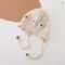 Baby Girls’ Windproof Knit Flower Ear-Protection Winter Bonnet