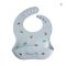 Baby Silicone Bib Waterproof Adjustable Cherry Print