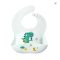 Baby Silicone Bib Waterproof Adjustable Cherry Print
