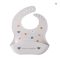 Baby Silicone Bib Waterproof Adjustable Cherry Print