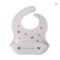 Baby Silicone Bib Waterproof Adjustable Cherry Print