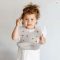 Baby Silicone Bib Waterproof Adjustable Cherry Print