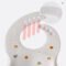 Baby Silicone Bib Waterproof Adjustable Cherry Print