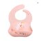 Baby Silicone Bib Waterproof Adjustable Cherry Print