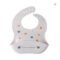 Baby Silicone Bib Waterproof Adjustable Cherry Print