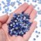 Blue Hotfix Glass Rhinestones for Wedding Dress