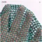 Blue Zircon Rhinestone Mesh Crystal Tape Sewing Trim