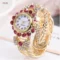 Bracelet Watch Rose Gold Rhinestone Watch Women Luxury