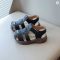 Children’s Vintage PU Leather Anti-Slip Soft-Sole Summer Sandals