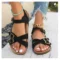 Cork Sandals Flat Sandals Beach Shoes Women Summer
