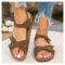 Cork Sandals Flat Sandals Beach Shoes Women Summer