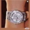 Crystal Watch Quartz Watch Steel Watch Women Luxury