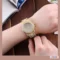 Crystal Watch Quartz Watch Steel Watch Women Luxury