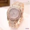 Crystal Watch Steel Watch Quartz Watch Women Luxury