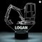 Custom Car LED Name Lamp Acrylic Night Gift