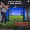 Custom Size Golf Simulator Enclosure Hitting Screen Tent