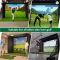 Custom Size Golf Simulator Enclosure Hitting Screen Tent