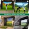 Custom Size Golf Simulator Enclosure Hitting Screen Tent