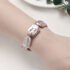 Laya 925 Silver Flower Enamel Ring Green Leaf