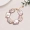 Dainashi Big Baroque Freshwater Pearl Adjustable Bracelet 2026