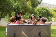 Drop Stitch Portable Inflatable Round Hot Tub Spa