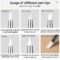 Dual-Ended Rhinestone Applicator Pencil for Nail Art Manicure