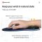 EXCO Ergonomic Mouse Pad with Silicone Wrist Rest